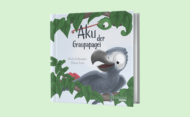 Aku, der Graupapagai